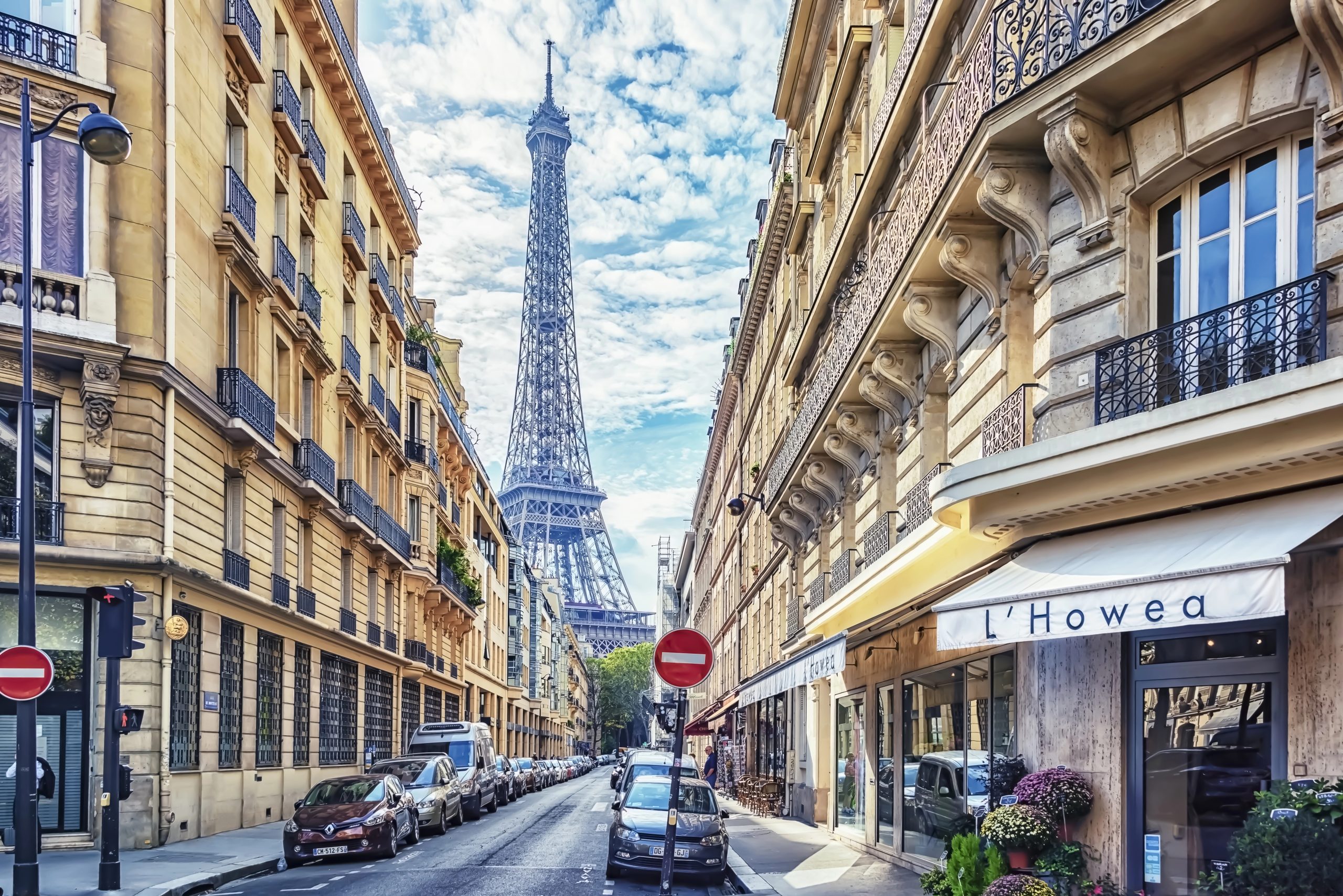 La Tour Eiffel à Paris.