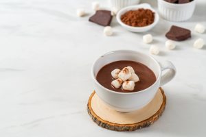 Hot chocolate with marshmallows