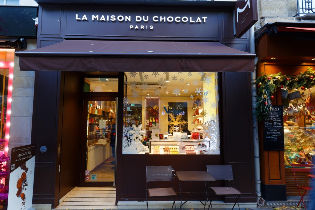 Paris France November 2023 First Maison Chocolat Boutique Opened Paris