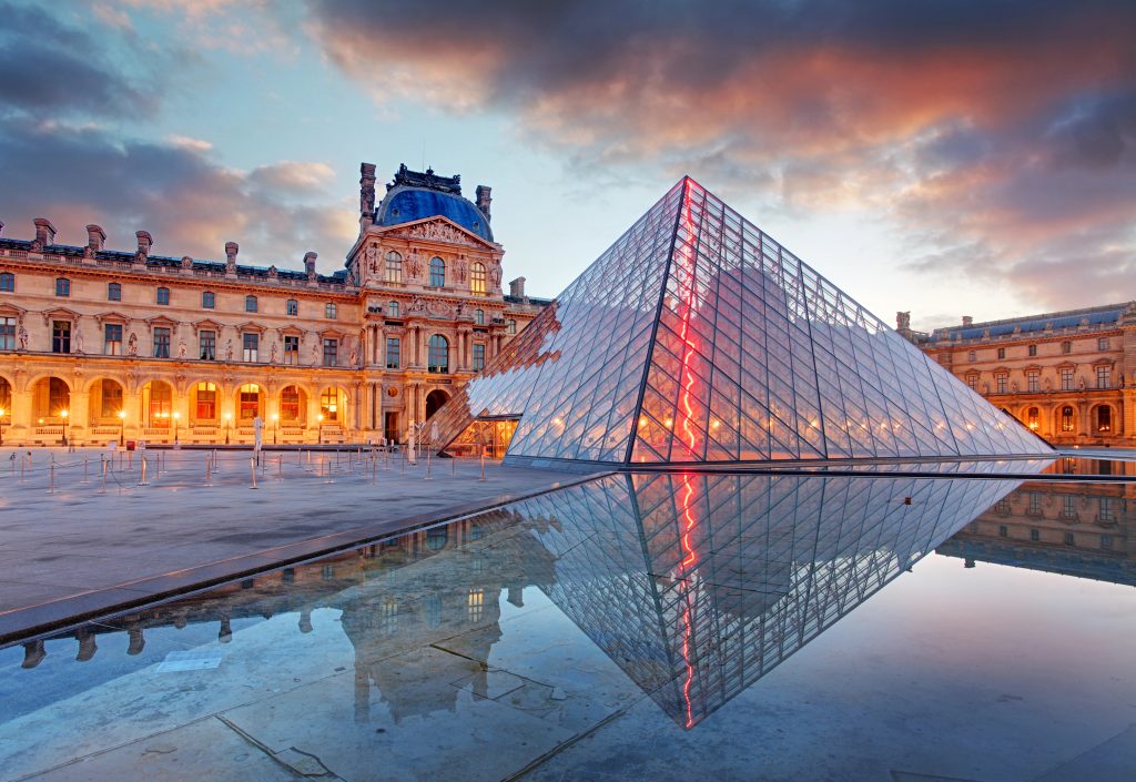 Sunrise at the Louvre