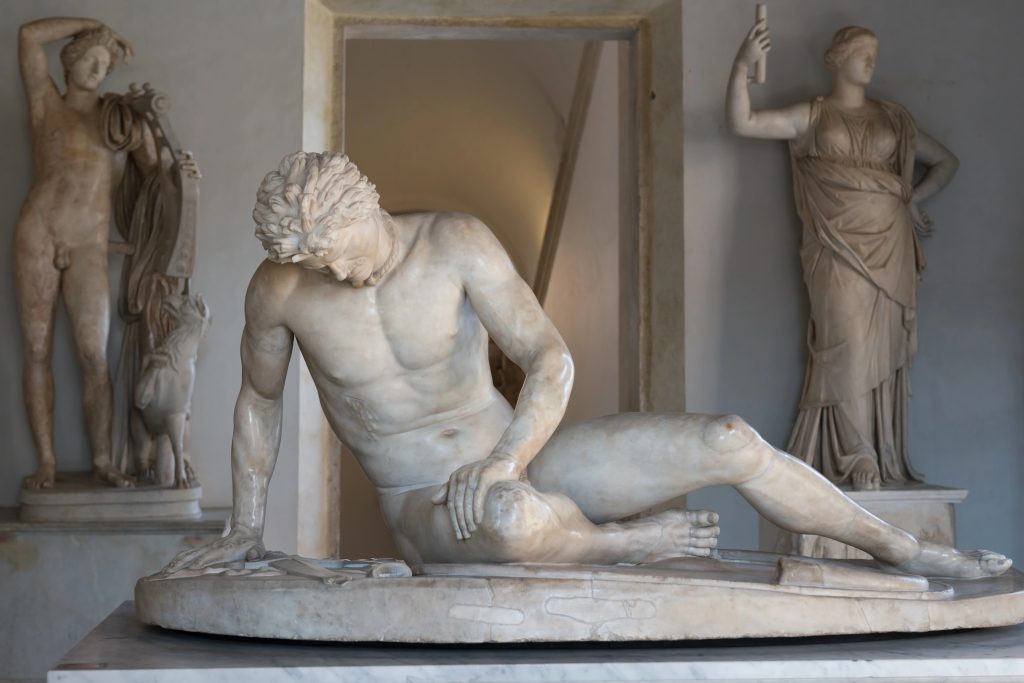 Famous Dying Gaul statue