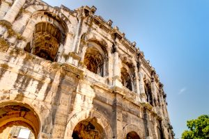 Nimes, France : Roman Amphitheater, Hdr