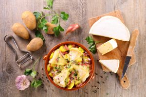 tartiflette baked potato bacon and cheese