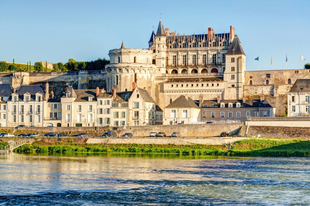 Chateau de Amboise on the river Loire, France