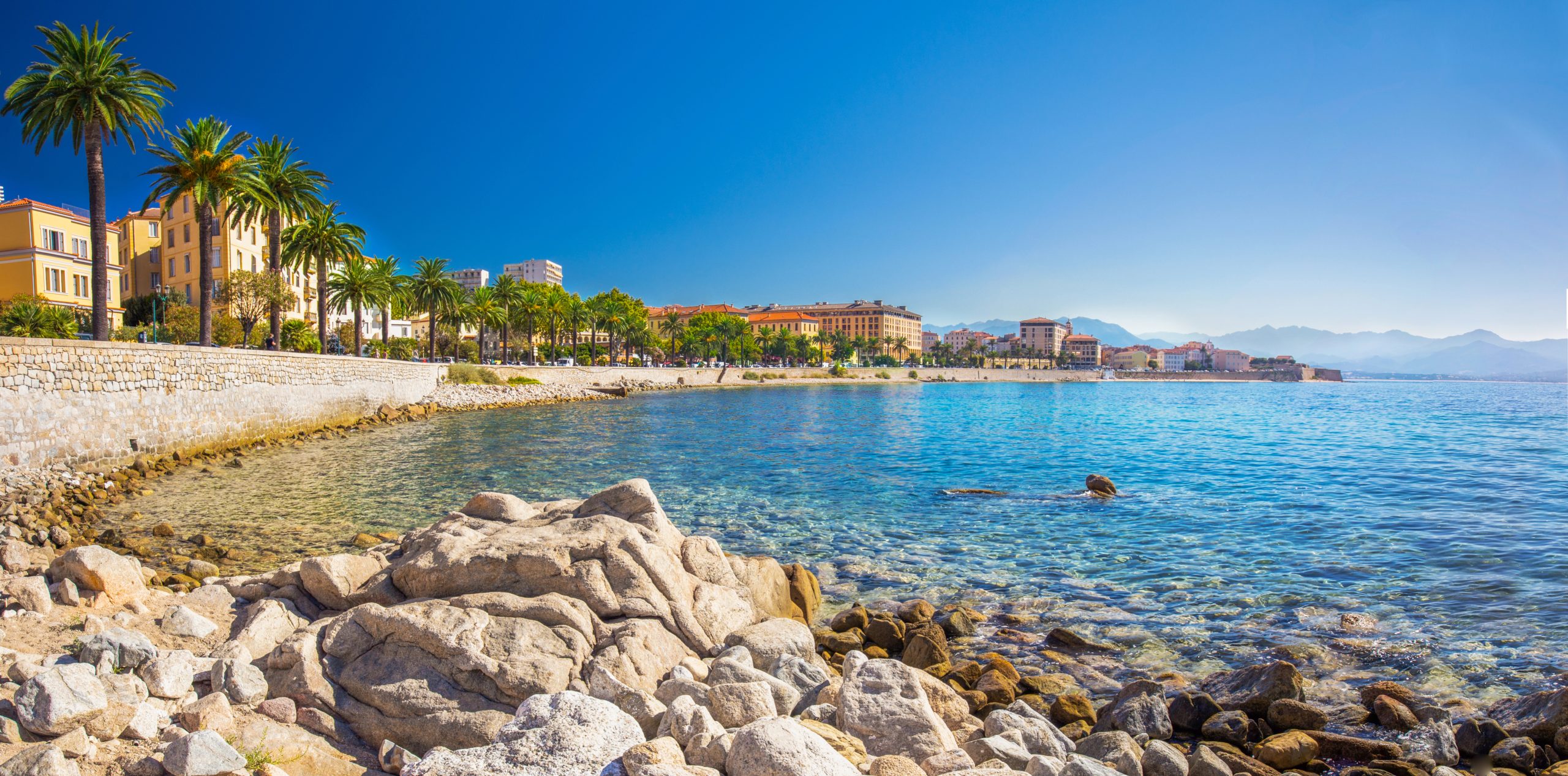 Ajaccio old city center, Corsica, France, Europe