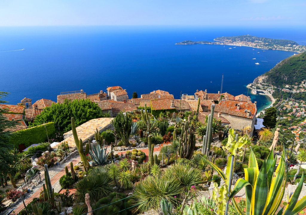 Botanical garden in Eze sur mer, French Riviera