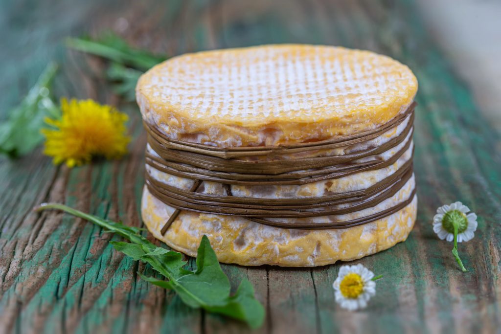 Livarot Cheese traditional Cheese from Normandy France.