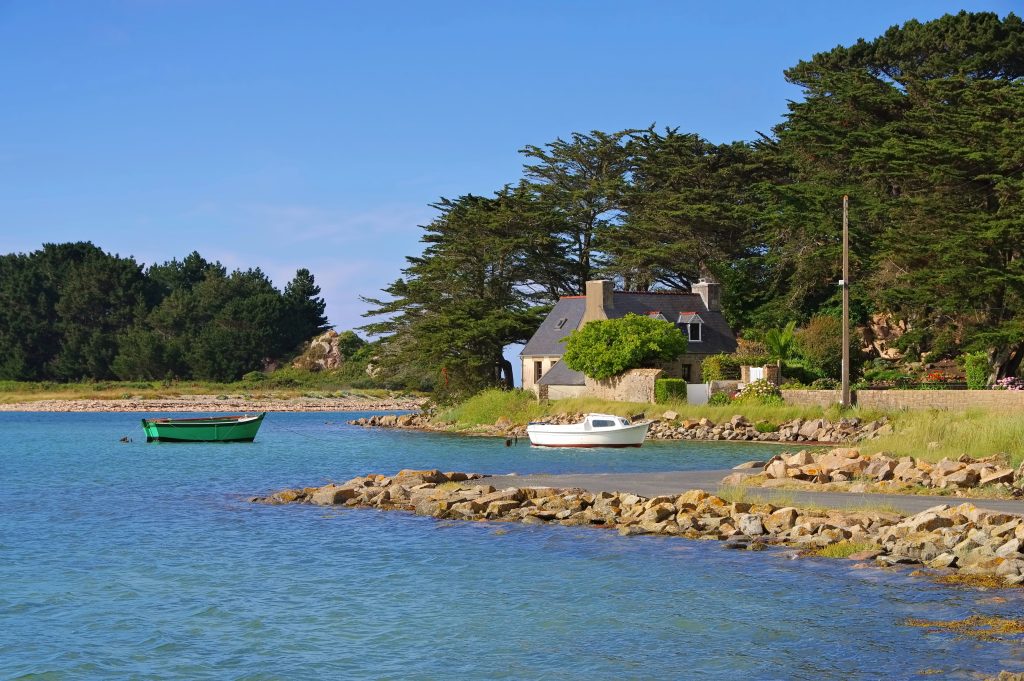 Bugueles coast in Brittany