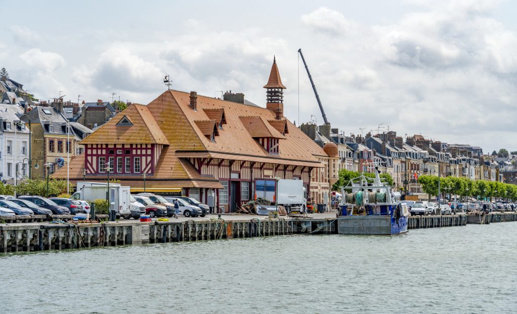 Impression of Trouville-sur-Mer, a city in the Calvados department in the Normandy region in northwestern France