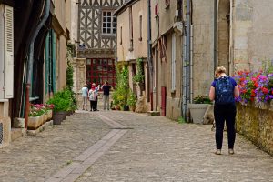 Chateaudun; France - june 30 2019: the old city centre